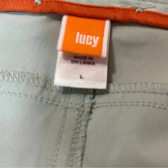 Lucy Flex Trail Cargo Wide Leg Capri Adjustable Performance Hiking Pants / Large - Picture 12 of 12